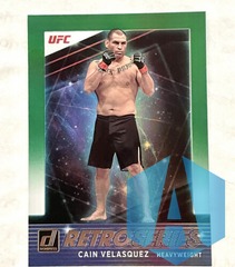 CAIN VELASQUEZ 2022 Donruss UFC RETRO SERIES- GREEN FLOOD #6